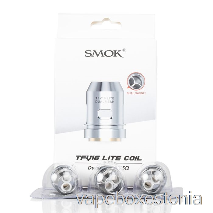 Vape Box Estonia Smok Tfv16 Lite Asenduspoolid 0,15ohm Kahevõrguga Mähised